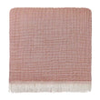 Decke Couco, Rouge & Natur, 100% Baumwolle | URBANARA Baumwolldecken