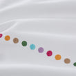 Kissenbezug Mahina Weiß & Mehrfarbig, 100% Baumwolle | Hochwertige Wohnaccessoires