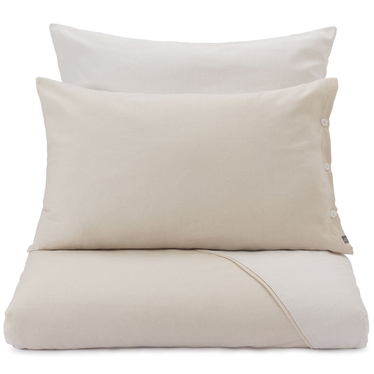 Kissenbezug Agrela Creme & Eierschale, 100% Baumwolle