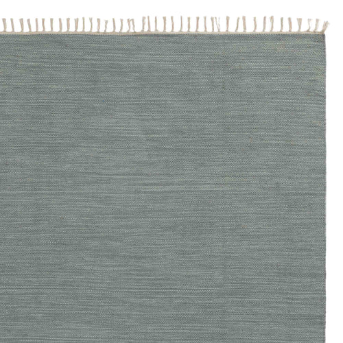 Teppich Akora, Grüngrau-Melange, 100% Baumwolle