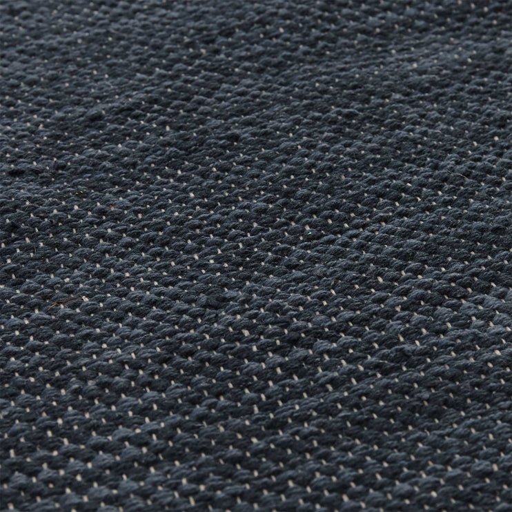 Läufer Akora Jeansblau-Melange, 100% Baumwolle | Hochwertige Wohnaccessoires