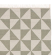 Teppich Almi, Minzgrün & Eierschale, 50% Wolle & 50% Baumwolle