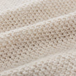 Decke aus recyceltem Material Amaro in Eierschale-Melange | Schöne Ideen für Ihr Zuhause | URBANARA