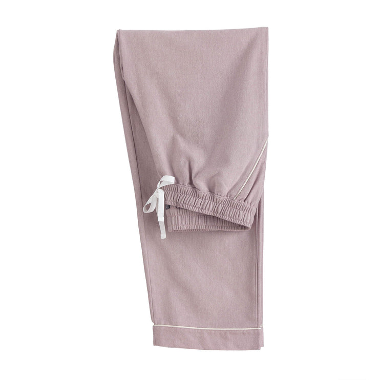 Pyjama Arovein Helles Mauve & Naturweiß | Schöne Ideen für Ihr Zuhause | URBANARA