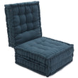 Klappmatratze Bakoda Petrol, 100% Baumwolle & 100% Polyester | Hochwertige Wohnaccessoires