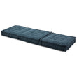 Klappmatratze Bakoda Petrol, 100% Baumwolle & 100% Polyester | URBANARA Hocker & Poufs