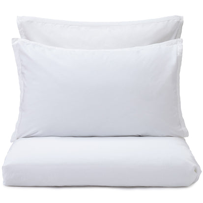 Bettdeckenbezug Balaia, Weiß, 100% gekämmte Baumwolle