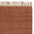 Teppich Baruva Terrakotta & Natur, 100% Jute