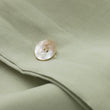 Bettdeckenbezug Bellvis, Pistazie, 100% Leinen | URBANARA Leinen-Bettwäsche