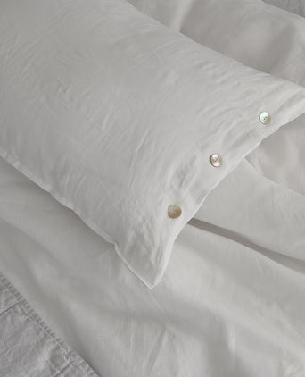 Bellvis Pillowcase white, 100% linen