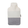 Schlafaccessoires-Set Cadima Eierschale & Hellgrau-Melange, 100% Merinowolle | Hochwertige Wohnaccessoires