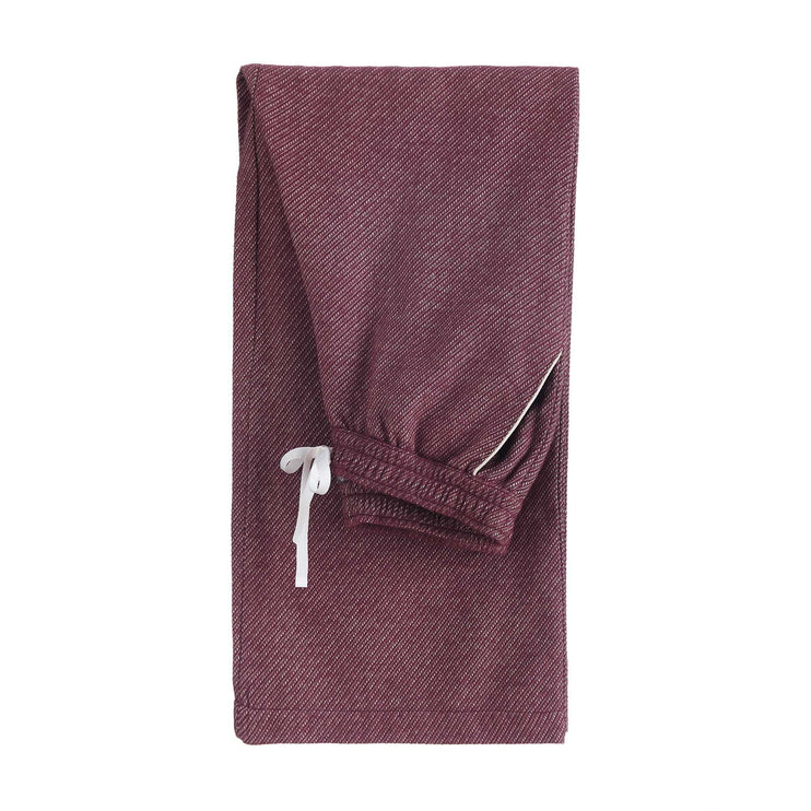 Pyjama Cojain Weinrot & Naturweiß | Schöne Ideen für Ihr Zuhause | URBANARA