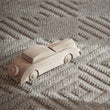Teppich Barod Steingrau, 100% Wolle | Hochwertige Wohnaccessoires