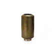Vase Dapoli Messing & Senfgelb, 100% Metall