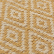 Läufer Dasheri Senfgelb & Creme, 100% Jute | Hochwertige Wohnaccessoires