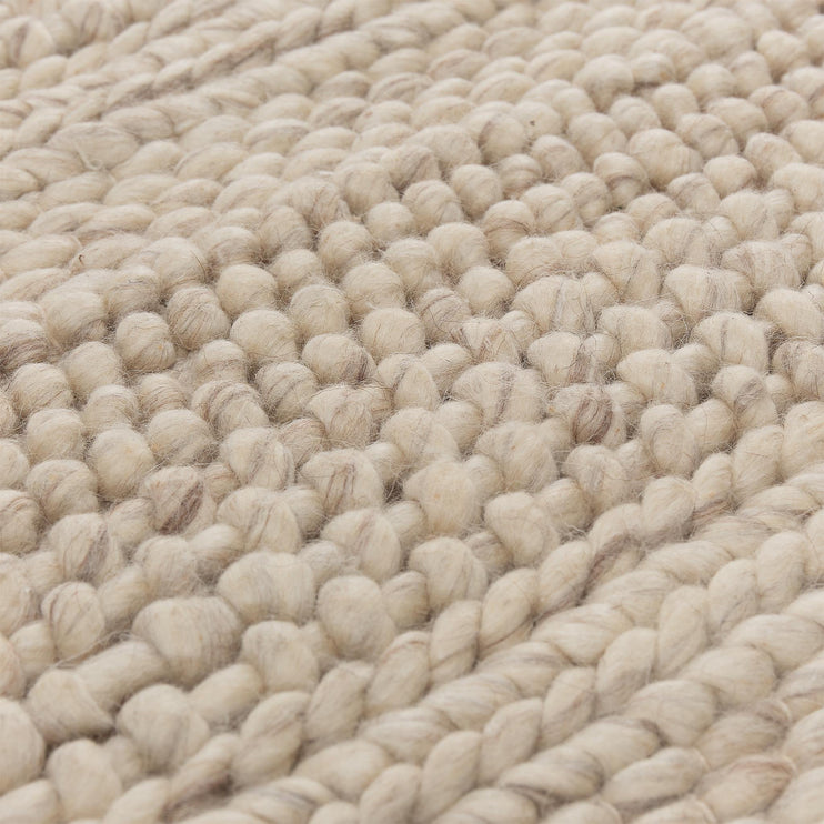 Läufer Kagu Naturweiß, 100% Wolle | Hochwertige Wohnaccessoires
