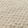 Teppich Kalu, Elfenbein, 48% Wolle & 52% Baumwolle | Hochwertige Wohnaccessoires
