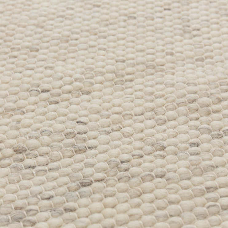 Läufer Kesar Elfenbein-Melange, 60% Wolle & 15% Jute & 25% Baumwolle | Hochwertige Wohnaccessoires