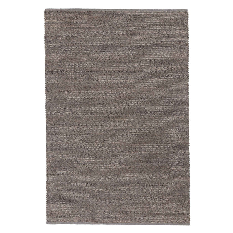 Teppich Kesar Grau-Melange, 60% Wolle & 15% Jute & 25% Baumwolle | URBANARA Wollteppiche