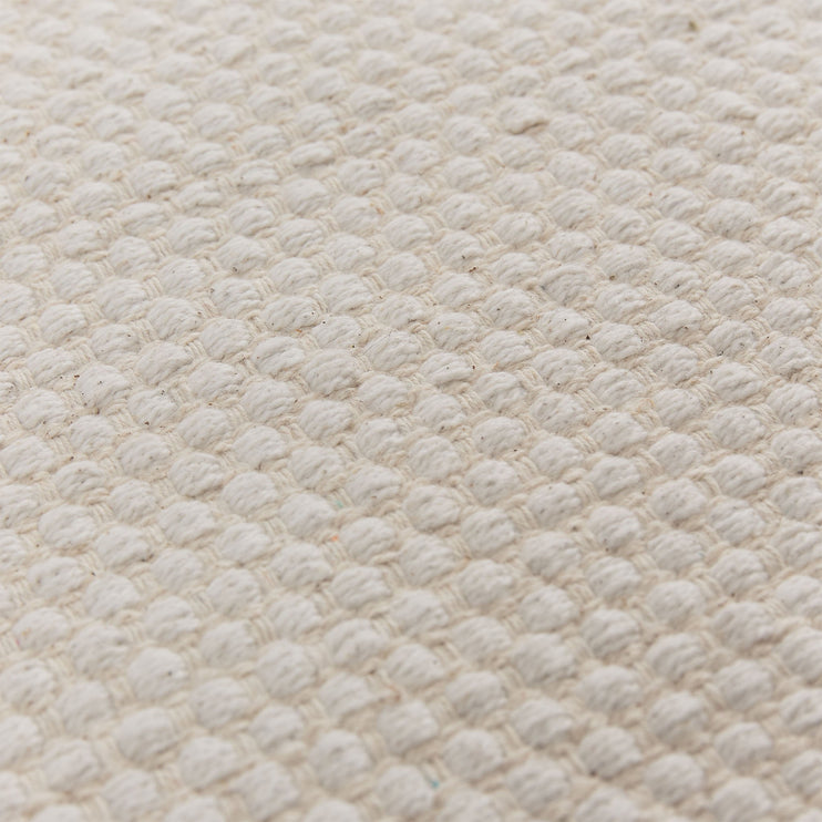 Läufer Khara Naturweiß, 100% Baumwolle | Hochwertige Wohnaccessoires