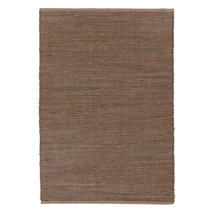 Juteteppich Kheradi Natur & Schwarz, 100% Jute | URBANARA Juteteppiche