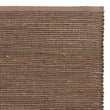 Juteteppich Kheradi Natur & Schwarz, 100% Jute