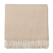 Merinodecke Kinna [Beige & Naturweiß]