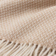 Merinodecke Kinna [Beige & Naturweiß]