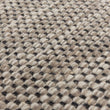 Wollteppich Kolong Graubraun-Melange & Schwarz & Eierschale, 100% Wolle | Hochwertige Wohnaccessoires