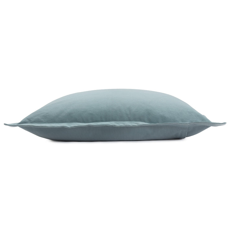 Kissen Komana Grüngrau, 100% Baumwolle & 100% Styroporkügelchen | URBANARA Gartenaccessories