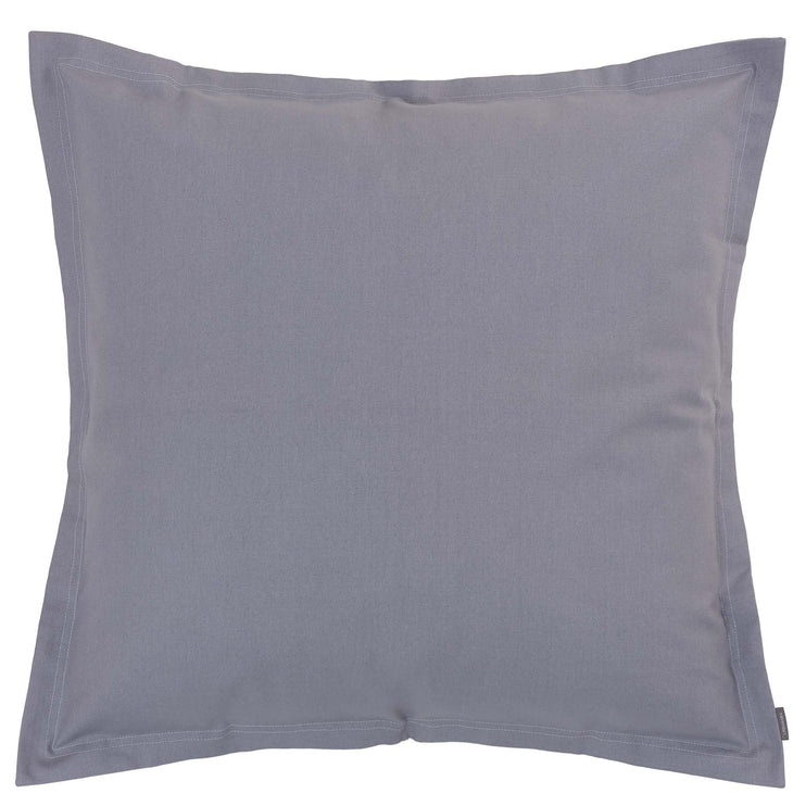Kissen Komana Taubenblau, 100% Baumwolle & 100% Styroporkügelchen