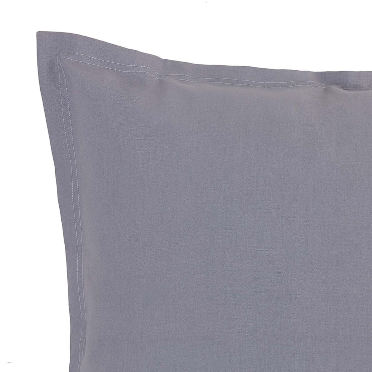 Kissen Komana Taubenblau, 100% Baumwolle & 100% Styroporkügelchen | URBANARA Gartenaccessories