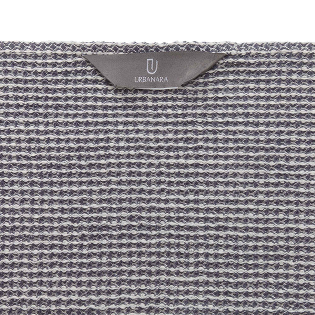 Handtuch Kotrain Dunkles Graublau & Weiß | Schöne Ideen für Ihr Zuhause | URBANARA