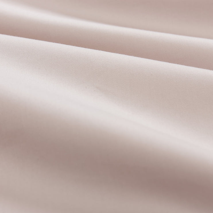 Satin-Bettwäsche Lanton Natur & Weiß, 100% Baumwolle | Hochwertige Wohnaccessoires