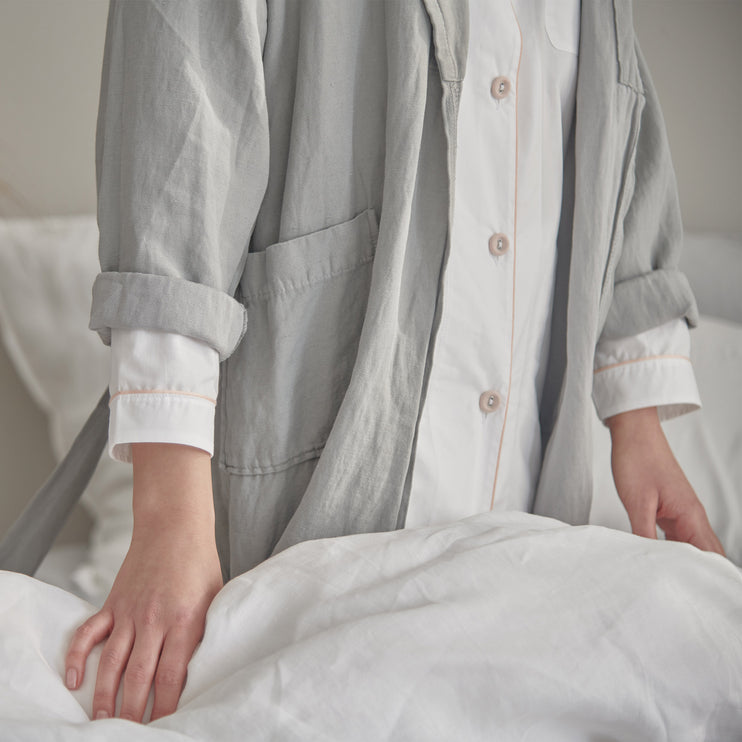 Nachthemd Alva in Weiß & Rosa | Schöne Ideen für Ihr Zuhause | URBANARA