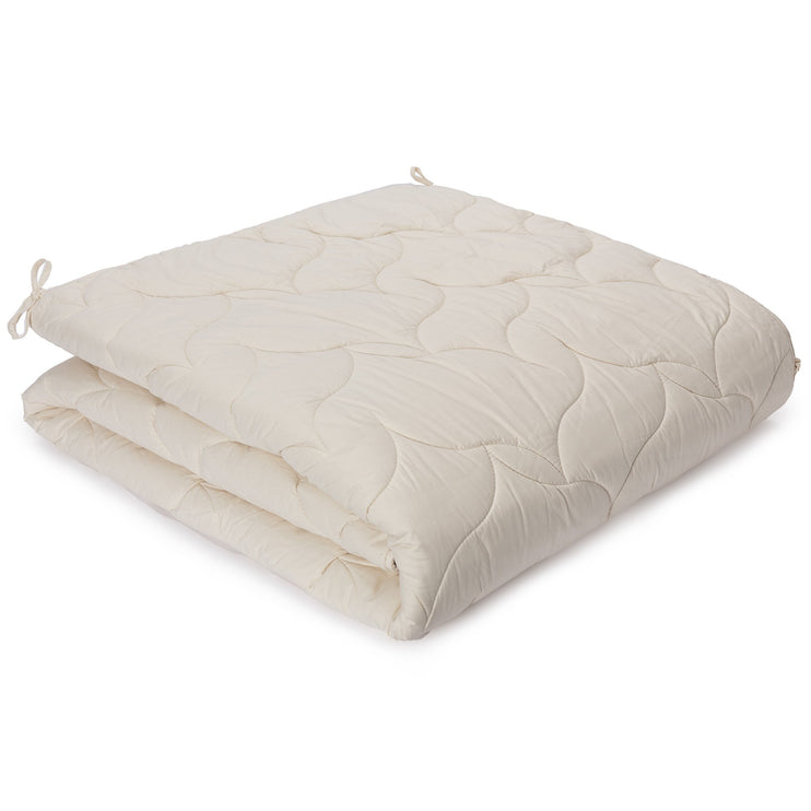 Kapok-Bettdecke Malna Naturweiß, 100% Bio-Baumwolle | Hochwertige Wohnaccessoires