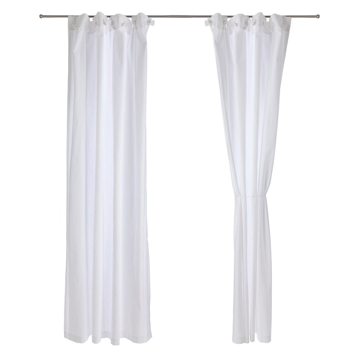 Vorhang Maninho, Weiß, 100% Baumwolle | Hochwertige Wohnaccessoires
