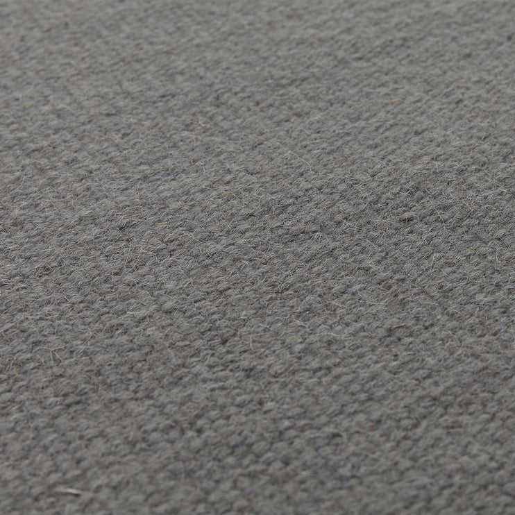 Teppich Manu, Grüngrau, 50% Schurwolle & 50% Baumwolle | Hochwertige Wohnaccessoires
