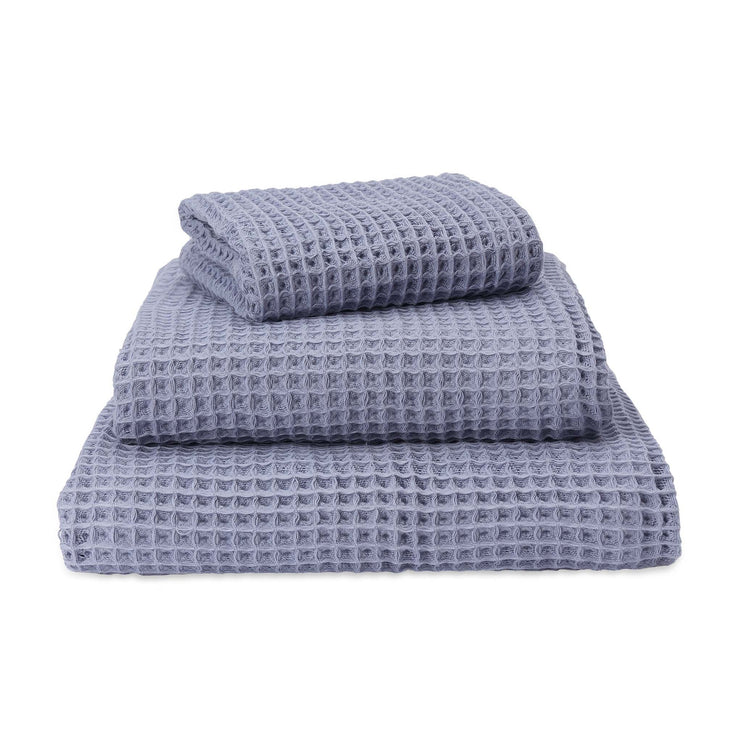 Handtuch Mikawa Silberblau, 100% Baumwolle
