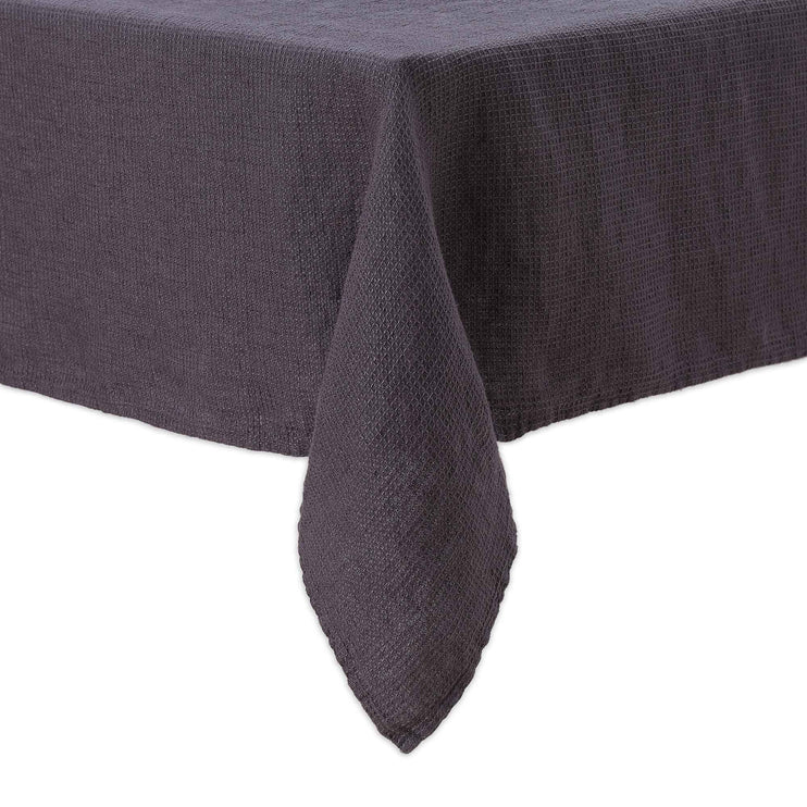 Tischdecke Minija, Dunkelgrau, 100% Leinen