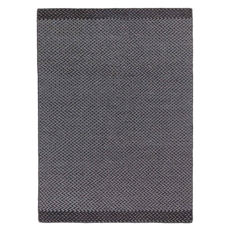 Teppich Modiya, Grau & Hellgrau, 100% Wolle | URBANARA Wollteppiche