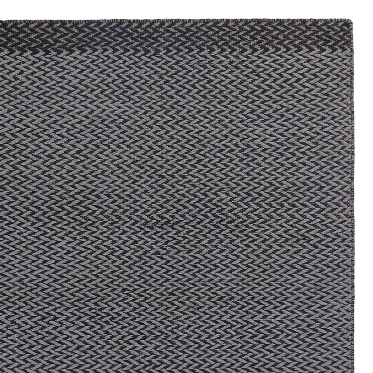 Teppich Modiya, Grau & Hellgrau, 100% Wolle