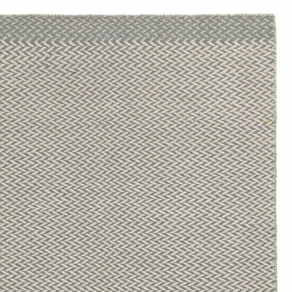 Teppich Modiya, Helles Graugrün & Elfenbein, 100% Wolle