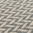 Teppich Modiya, Helles Graugrün & Elfenbein, 100% Wolle | Hochwertige Wohnaccessoires