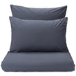Kissenbezug Moledo Dunkles Graublau, 100% Bio-Baumwolle