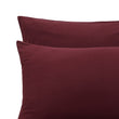 Flanell-Bettwäsche Montrose Weinrot, 100% Baumwolle | URBANARA Flanell-Bettwäsche