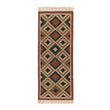 Jute-Läufer Nohar Rostorange & Sand & Olivgrün, 100% Jute | URBANARA Läufer