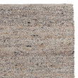 Teppich Nunja Steingrau-Melange & Anthrazit & Ocker, 100% Wolle & 30% Jute