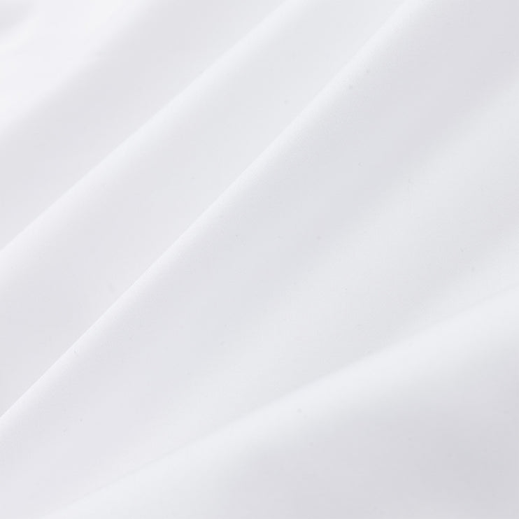 Kissenbezug Oufeiro, Weiß, 100% Bio-Baumwolle | URBANARA Satin-Bettwäsche