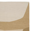Teppich Pala Blasses Olivegrün & Sand & Naturweiß, 100% Baumwolle